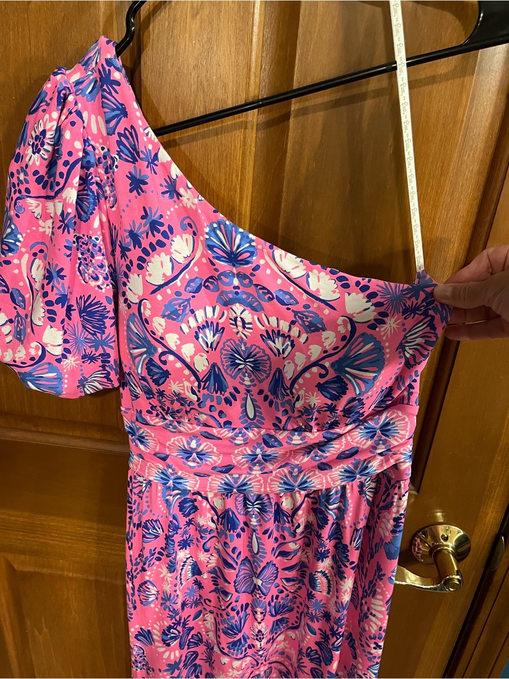 Lilly Pulitzer Solana one shoulder maxi dress - Picture 3 of 6